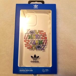 Adidas New Graphic Snap Case for I Phone 11 Pro "Love Unites"